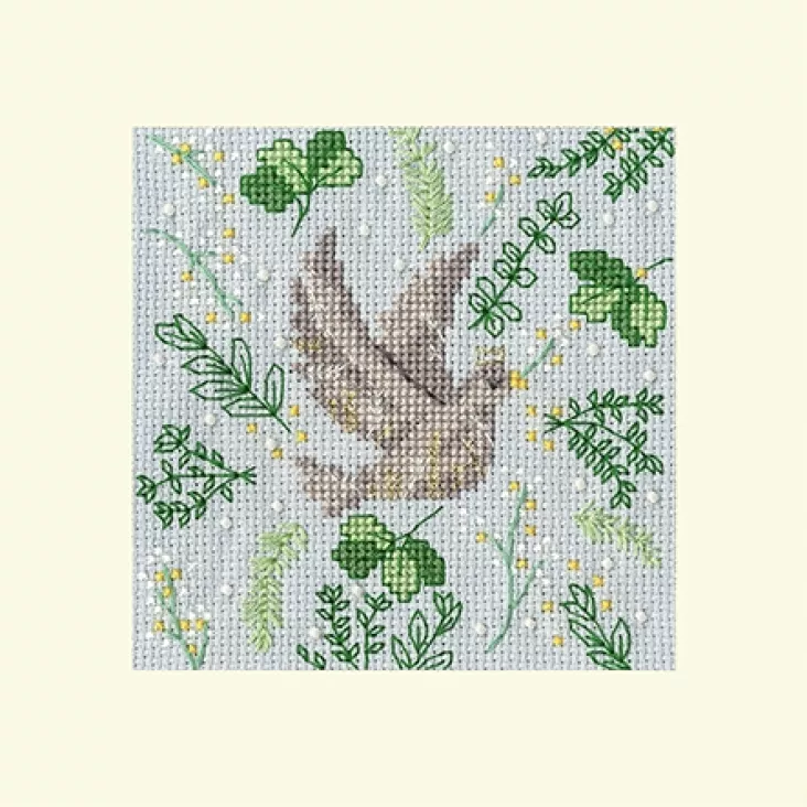 Christmas Card - Scandi Dove